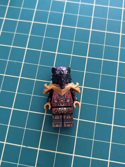 LEGO Ninjago Lord Ras - Dark Red Robe, Pearl Gold Shoulder Armor njo0812