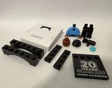 LEGO Star Wars Lando Calrissian Minifigure 20th Anniversary sw1027 - UNASSEMBLED