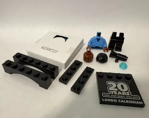 LEGO Star Wars Lando Calrissian Minifigure 20th Anniversary sw1027 - UNASSEMBLED