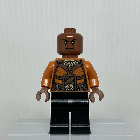 LEGO Marvel Black Panther sh0476 Okoye Dark Orange Top Minifigure 76099