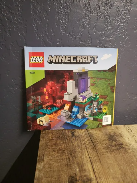LEGO 21172 Minecraft The Ruined Portal Instruction Guide MANUAL ONLY