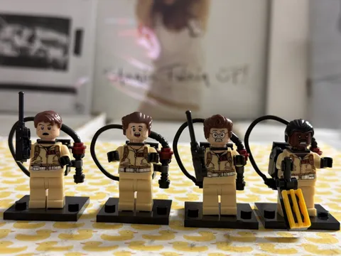 GHOSTBUSTERS 4x LEGO MINIFIG FIGURE LOT peter ray egon winston classic 80s