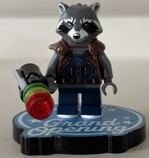 LEGO Rocket Raccoon Minifigure w/ Blaster Accessory
