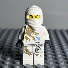 LEGO Ninjago: Zane DX Minifigure (njo0018) Authentic Vintage - 1D