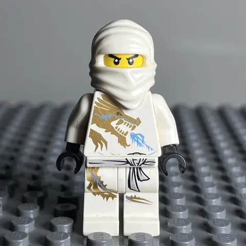 LEGO Ninjago: Zane DX Minifigure (njo0018) Authentic Vintage - 1D