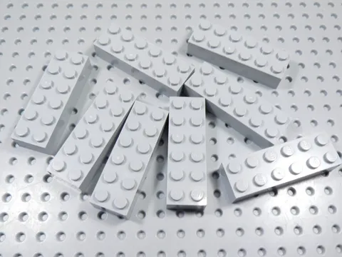 LEGO Lot of 8 Light Bluish Gray 2x6 Bricks BC
