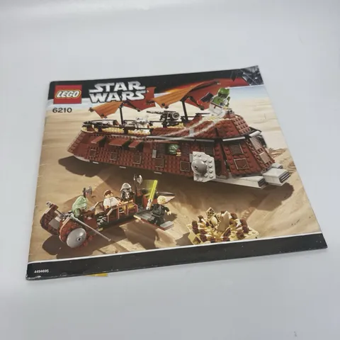Lego Jabba Sail Barge 6210 Manual