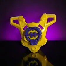 LEGO Hero Factory Yellow Chest Armor 92201 w/ Purple Badge 92199 Authentic