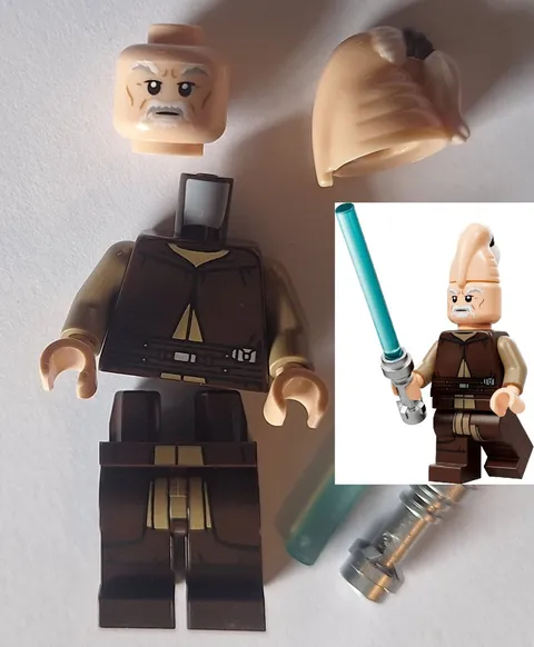 LEGO Star Wars Jedi 75413 Ki Adi Mundi MINIFIGURE from Republic Juggernaut