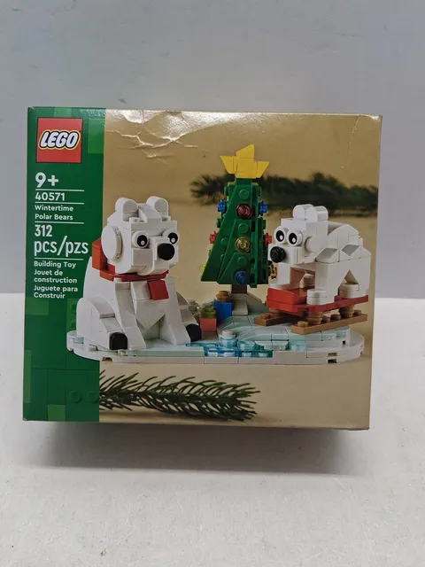 LEGO Iconic Wintertime Polar Bears 40571 New Sealed Retired Holiday Christmas
