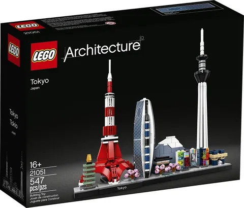 LEGO Architecture 21051 Tokyo Skyline Japan Landmark 547pcs Building Set