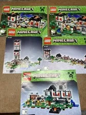 ONLY instruction manuals 1-5 Lego 21127 Minecraft The Fortress NO bricks/parts