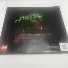 Lego Bonsai Tree Instruction Manual Only 10281  Botanicals Book How to Build