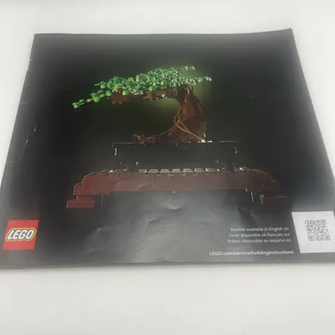 Lego Bonsai Tree Instruction Manual Only 10281  Botanicals Book How to Build
