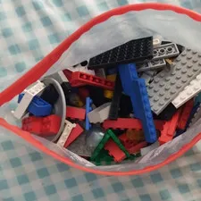 LEGO Bulk Lot Assorted Multicolor Bricks Plates Parts Pieces in Bag