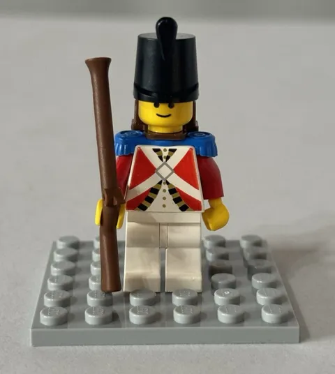 LEGO Minifigure IMPERIAL GUARD with Blue Epaulettes & Brown Backpack (pi062)