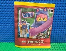 LEGO Sora Minifigure Paper Bag 892312 Ninjago CMF Lot Rare Retired Vintage Ninja