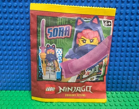 LEGO Sora Minifigure Paper Bag 892312 Ninjago CMF Lot Rare Retired Vintage Ninja