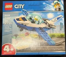 2019 LEGO City # 60206 Airplane Sky Police Jet Patrol Plane