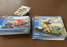 LEGO Illustrated Instruction Manuals Booklets HUGE Mixed Lot Mixed Themes