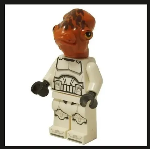 LEGO® Star Wars Ackbar Trooper Minifigure w/ Blaster 75388 Jedi Bob Mini Fig NEW