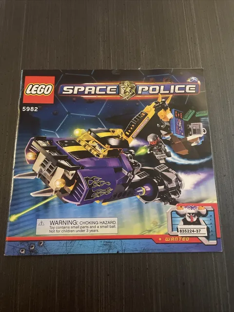 Lego Instructions ONLY Space Police, Smash 'n' Grab, 5982 Ins. 8