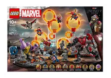 LEGO Marvel 76323 Avengers Endgame Final Battle Display Building Set