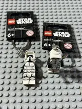LEGO Star Wars Scout Trooper Minifigure Keychain 854246 NWT x 2 