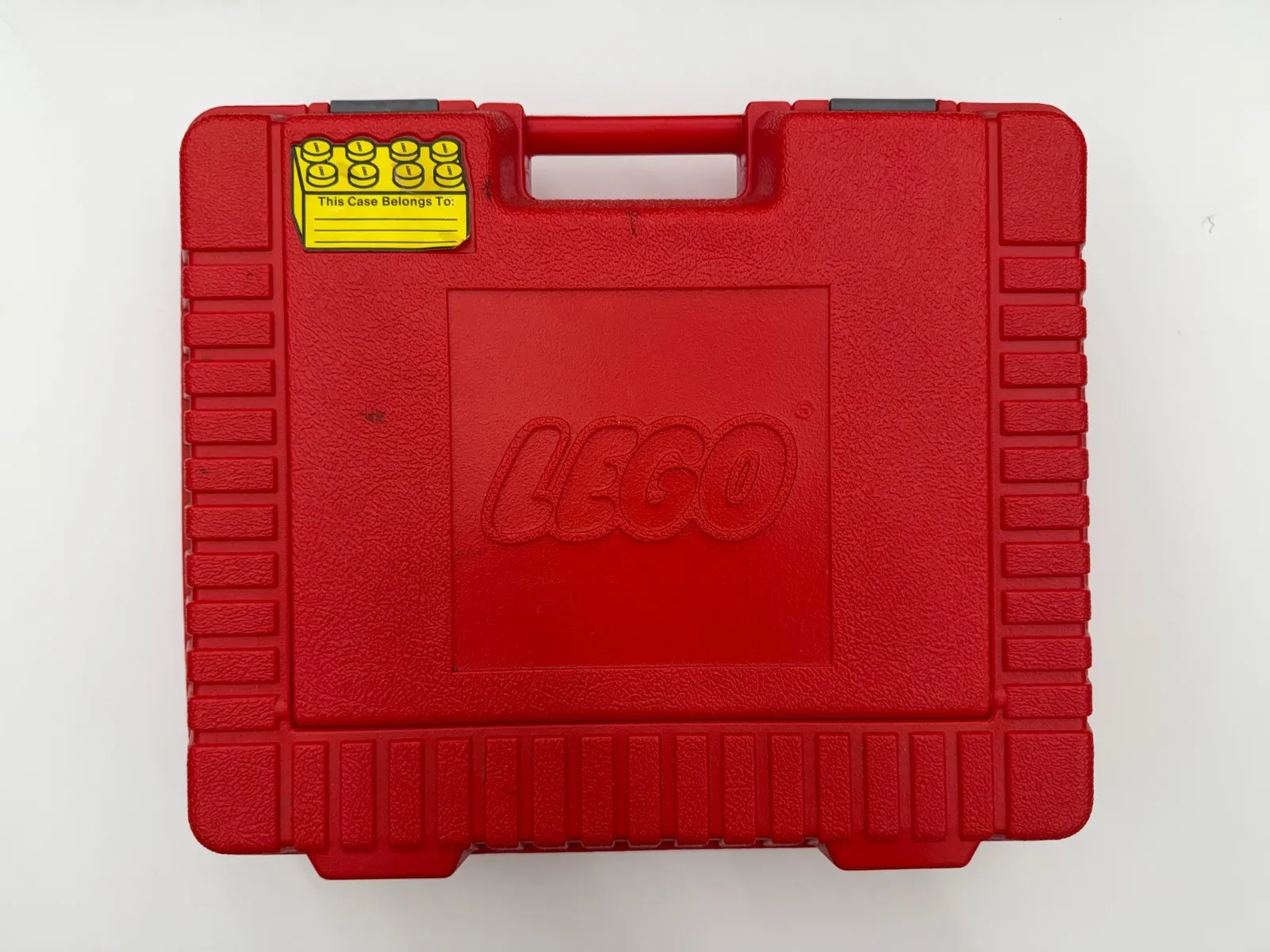 Vintage 1985 LEGO Red Storage Case Carrying Box Hard Plastic USA