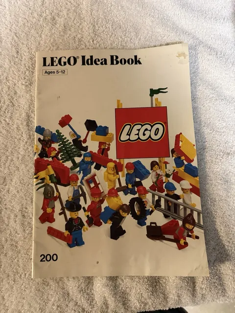 Lego Idea Book 200 From 1985 - No Stickers