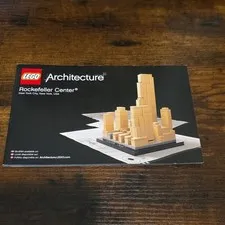 LEGO Architecture 21007 Rockefeller Center Instruction Manual Booklet