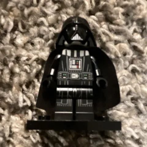 LEGO Star Wars Darth Vader Minifigure Plastic Figure w/ Helmet & Cape