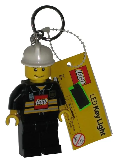 LEGO Fire Fighter Fireman Play Visions LED Keylight 3-Inch MiniFigure Toy