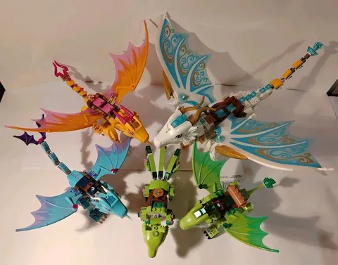 LEGO Elves Dragon Lot Of 5 Dragons And Fox 41179 41175 41172 41176 41194
