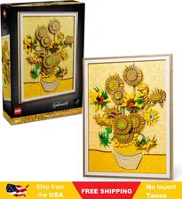 LEGO Art Vincent Van Gogh – Sunflowers Building Set - Home Decor Idea- 31215