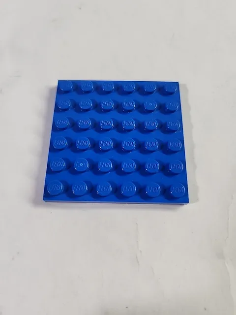 LEGO Parts ● Blue Plate 6 x 6 Square ● # 3958 ● QTY 1