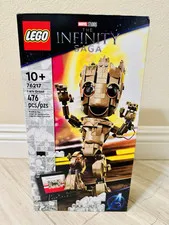 LEGO Marvel Studios I am Groot Set 76217 476 pcs Display Plate Included 10+
