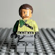 Lego Minifigure Star Wars sw0602 Kanan Jarrus - Dark Brown Hair and Eyebrows 3E