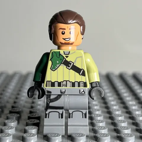 Lego Minifigure Star Wars sw0602 Kanan Jarrus - Dark Brown Hair and Eyebrows 3E