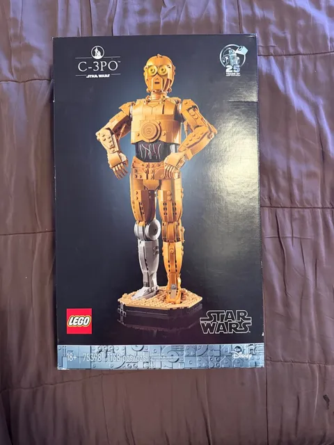 LEGO Star Wars C-3PO 75398 – 1,138 pcs – 18+ – New in Box – Box Wear