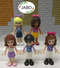 (T10/1/3) Lego Friends 5 Figures Minifigures