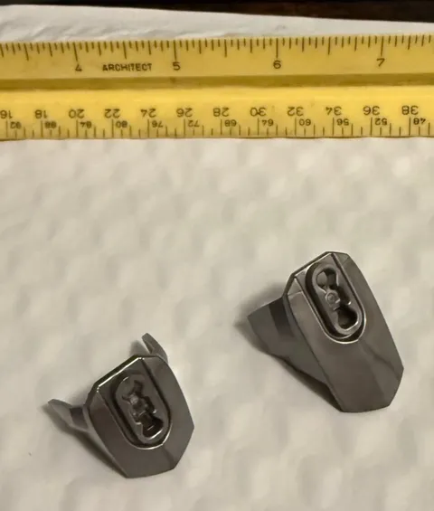 LEGO Bionicle Parts: Hero Factory,Armor w/ Ball Joint,# 90640/90641, Flat Silver
