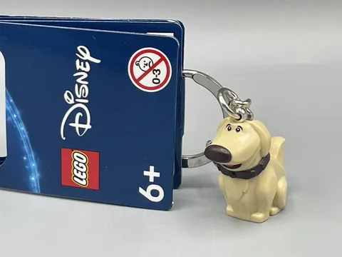 LEGO  Disney DUG Minifigure KEYCHAIN Key Ring, 854329/6617556, NEW  w/tag