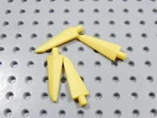 LEGO Lot of 4 Yellow Flexible Barbs Horns Weapon Minifig BI