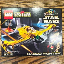 LEGO Star Wars Naboo Fighter 7141 Complete Set 174pcs w/ Box 1999 factory sealed
