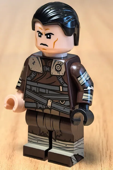 Lego Star Wars The Secret Disciple Custom Minifigure Light Customs LC GCC Brown