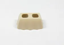 LEGO Tan Plastic Ruffled Skirt Accessory Minifig H12