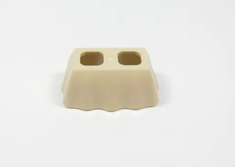 LEGO Tan Plastic Ruffled Skirt Accessory Minifig H12