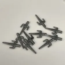 Lego 98139 Silver Gray Replacement Add-on Pieces Parts Lot of 10