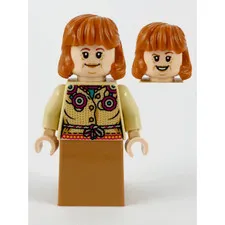 LEGO Harry Potter Molly Weasley Minifigure hp212 Medium Nougat Skirt New